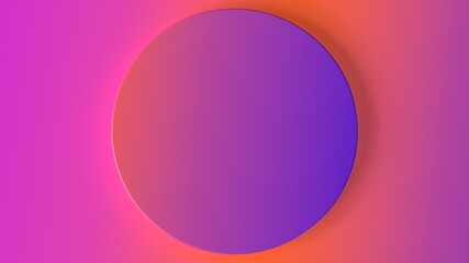 3d render gradient volumetric background