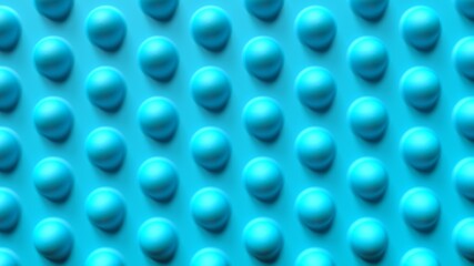 3d render volumetric blue background of spheres