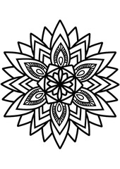 Mandala, flower, Sunflower, Graphic, Summer,  decor