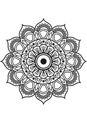 Mandala, flower, Sunflower, Graphic, Summer,  decor