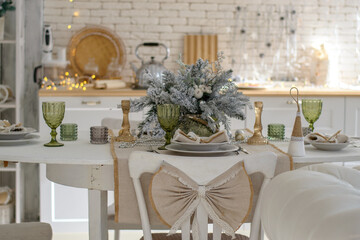 table setting for a dinner