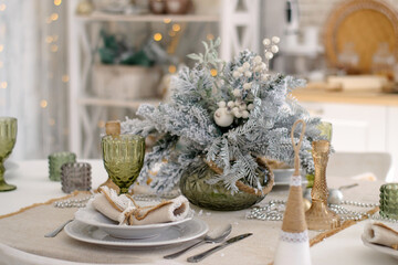 table setting for a party
