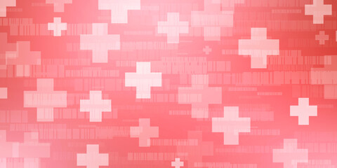 2D illustration medical structure background
