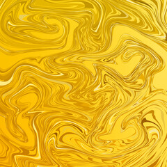Abstract golden background. Luxury liquid marble texture. For backgrounds or wallpapers. Vector illustration
