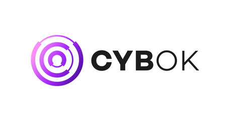 Cyber Security and defender line Letter C or O logo icon design template elements