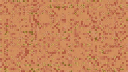 visualization wave technology digital surface background, animation abstract skink tone square light