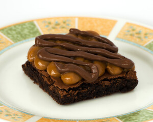 Brownie with Nutella and 