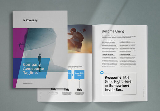Company Brochure Layout