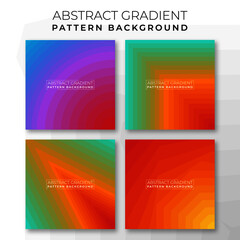 4 Abstract Gradient Pattern Background