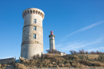 tour et phare des baleines sur l'&icirc;le de R&eacute; en charente maritime