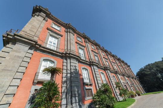 Exterior Of Royal Palace In Capodimonte Park Designed By The Architect In 1734 By Ferdinando Sanfelice