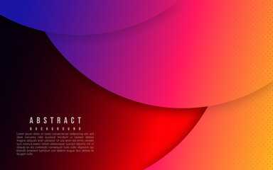 Abstract modern background gradient color. Yellow and pink gradient with halftone decoration.