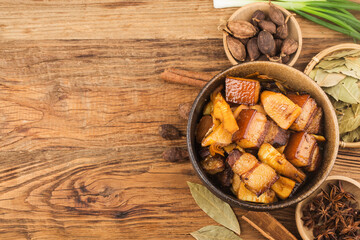 Chinese Food: Braised Pork with Bamboo Shoots