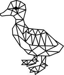 Animal, Geometric animal, Wild animal, Woodland, Bird, Lion, Cat