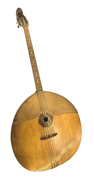  Contrabass Domra. String plucked musical instrument, Russia.191