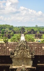 Gardens and walkway of Angkor Wat