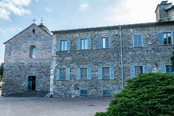 The Abbey of Piona in the Lake of Como