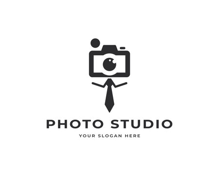 Camera vector logo design. Professional photography logo design