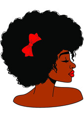 Afro Woman, Black Girl, African American Woman, Curly Hair, Afro Queen, Strong Woman
