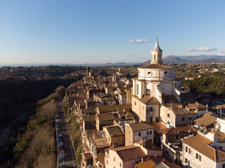 immagine aerea di Zagarolo, provincia di Roma