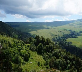 landscape with clouds