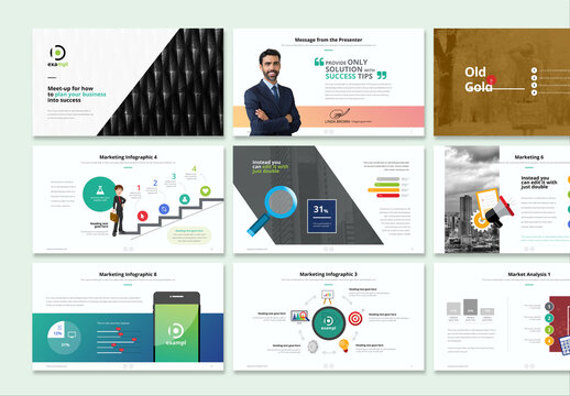 Marketing and Infographic Presentation Layout