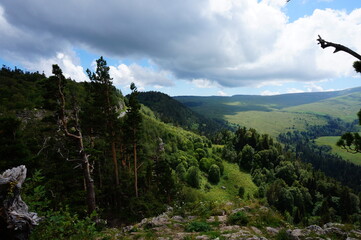 landscape with clouds