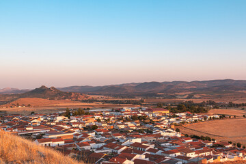 Fototapeta na wymiar Small Andalusian town in southern Spain