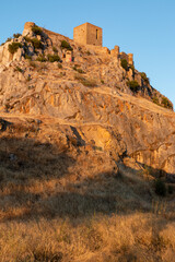 ancient castle on a mountain