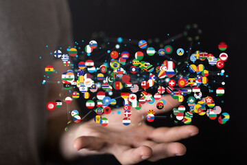 Globe International World Flags.