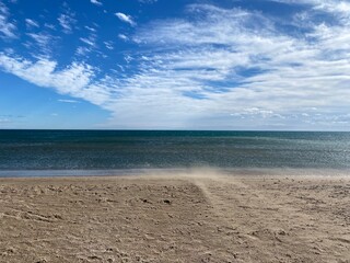 Playa y viento