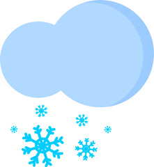 cloud computing concept,snow,winter