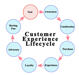 Components of  Customer Experience Lifecycle
