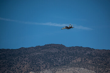 Fototapeta na wymiar F15 over Mountain