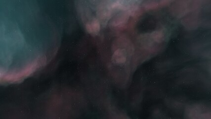 Space background with nebula and stars, nebula in deep space, abstract colorful background 3d render