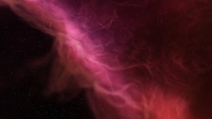 Space background with nebula and stars, nebula in deep space, abstract colorful background 3d render