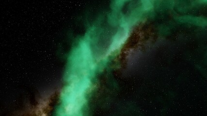 Space background with nebula and stars, nebula in deep space, abstract colorful background 3d render