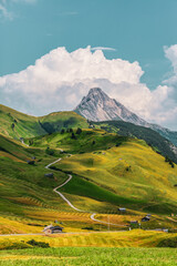 Hiking trails on the Hochtann Mountain Pass, Austria. © Bernhard