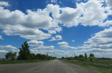 Road in the countryside, europe