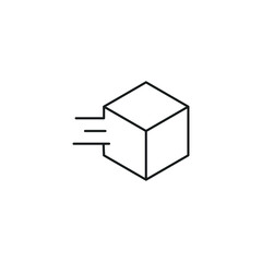 box icon, isolated box sign icon, vector illustration