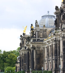 Lipsiusbau in Dresden an der Brühlschen Terrasse