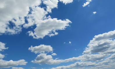 Fototapeta premium Blue sky with clouds