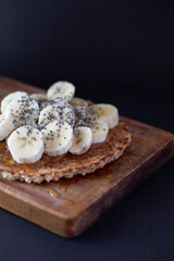 panqueque con banana