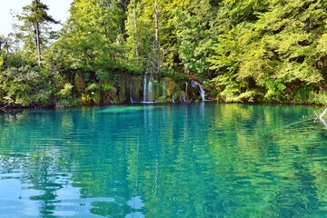 The main attraction of Croatia is Plitvice Lakes National Park.  Magnificent views of the karst cascade lakes
