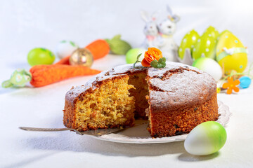 Carrot cake for Easter.