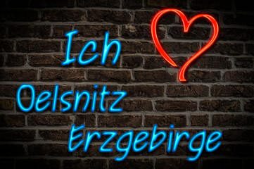 Obraz premium Oelsnitz, Erzgebirge