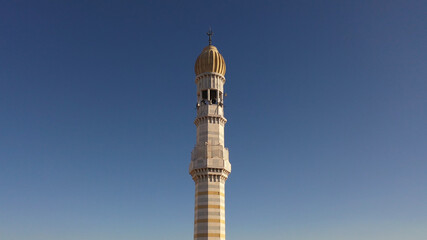 Mosque Tower minaret in Anata Refugees Camp, Jerusalem,aerial view
Drone view from east Jerusalem,...
