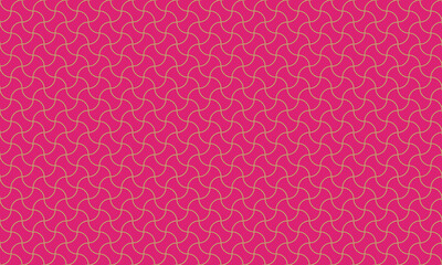 和柄素材　分銅繋ぎ　シームレスパターン　背景素材　ピンク