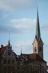 Fototapeta na wymiar Church in Zurich