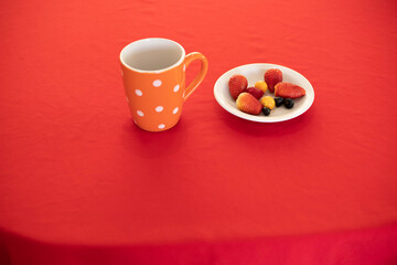 cup of coffee with heart